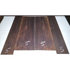 Macassar Ebony Back and Side Set 5